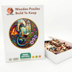 Reading Dragon Wooden Puzzle – packaged wooden puzzle gift box