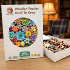 Succulent Garden Wooden Puzzle – packaged wooden puzzle gift box