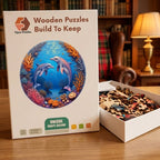 Dolphin Reef Wooden Puzzle – packaged wooden puzzle gift box