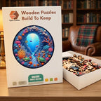 Sea Turtle Cove Wooden Puzzle – packaged wooden puzzle gift box