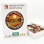 Sunflower Valley Wooden Puzzle – packaged wooden puzzle gift box