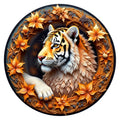 Marigold Tiger round wooden puzzle