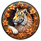 Marigold Tiger round wooden puzzle
