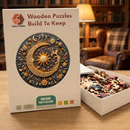 Moon And Stars Wooden Puzzle – packaged wooden puzzle gift box