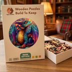 Jewel Dragon Wooden Puzzle – packaged wooden puzzle gift box