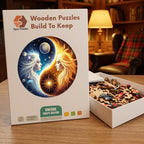 Day And Night Yin Yang Wooden Puzzle – packaged wooden puzzle gift box