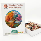 Tree Of Four Seasons Wooden Puzzle – packaged wooden puzzle gift box